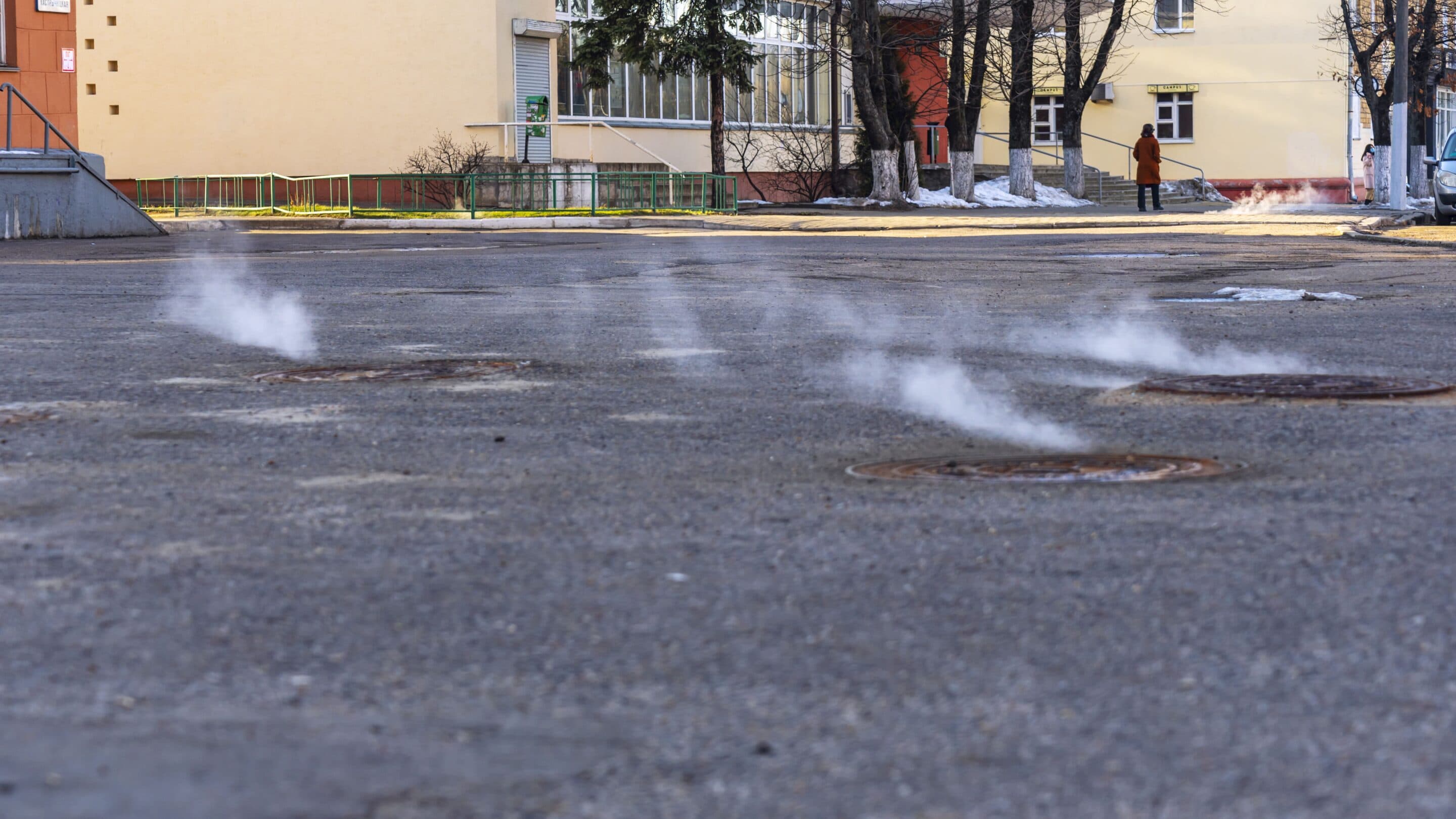 commercial plumbing smoke test